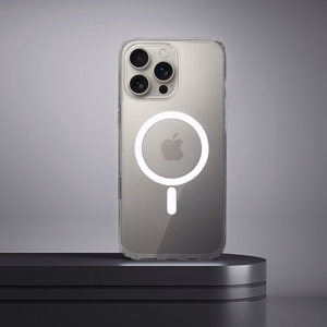 Skaidrus dėklas 2 mm IPHONE 16 Pro suderinamas su Magnetine (kameros apsauga) permatomas