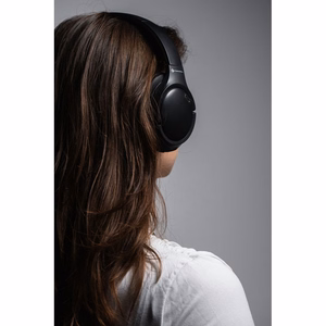 Belaidės ausinės ant ausų Forcell F-Audio TWS Vibe ANC + TUYA APP juodos