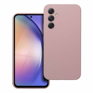 Silikoninis dėklas 2mm SAMSUNG A54 5G smėlio rožinis