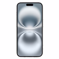 Glitter Magsafe dėklas telefonui iPhone 16 skaidrus