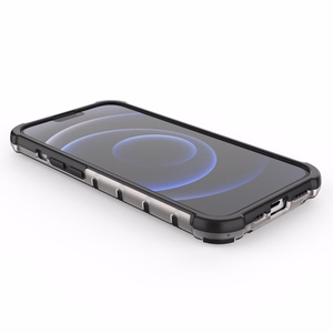 Honeycomb Case šarvu dangtelis su TPU buferiu iPhone 13 Pro raudonas