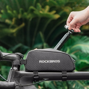 Rockbros JG-PB-11 dviračio įrankių rinkinys su pompa, padangų mentelėmis, lopais ir daugiafunkciu įrankiu – juodas