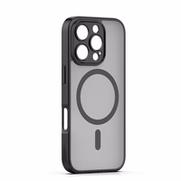 Mag Matt dėklas iPhone 16 Pro Max 6,9" juodas