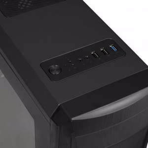 iBox ORCUS X14 Midi Tower juodas kompiuterio korpusas