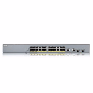 Zyxel GS1350-26HP-EU0101F tinklo komutatorius Valdomas L2 Gigabit Ethernet (10/100/1000) Maitinimas per Eternetą (PoE) Pilka