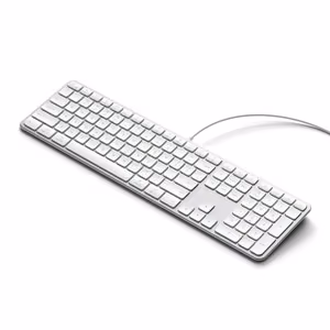 Wired keyboard USB A/USB C QWERTY Dual (Mac/Windows) Satechi Slim LX3 Wired silver