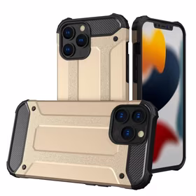 Dėklas "Hybrid Armor Case" skirtas Apple iPhone 13 Pro auksinis