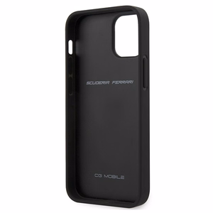 Ferrari FEHQUHCP12SBK iPhone 12 mini 5.4" black/black hardcase Off Track Quilted