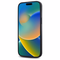 DKNY Paprastas logotipas Magnetinis dėklas telefonui iPhone 14 Pro Max - juodas