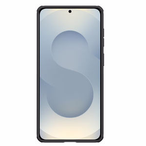Nillkin Super Frosted Shield Pro magnetinis MagSafe suderinamas dėklas skirta Samsung Galaxy S26 Plus permatomas juodas