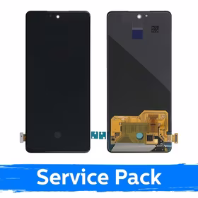 Ekranas skirtas Samsung G780 S20 FE (G781 S20 FE 5G) juodas (Service Pack)(NF version)