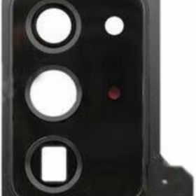 Samsung N985/N986 Note 20 Ultra kameros stikliukas su rėmeliu Mystic Black ORG