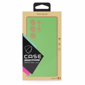 Dėklas "TM Pure Silicone" skirtas Samsung S918 S23 Ultra / Mint Green / (Blister)