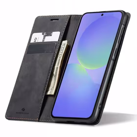 Spacecase piniginės dėklas Galaxy A57 5G juodas