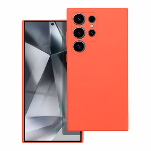 Silikoninis dėklas telefonui Samsung S24 Ultra persikinis