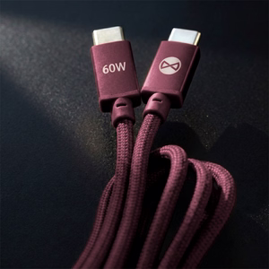Forever Vibe laidas USB-C - USB-C 1,0 m 60W bordo