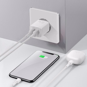 Baseus įkroviklis Compact 2 x USB baltas 10,5w