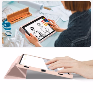 Tech-Protect SmartCase Pen dėklas planšetei Samsung Galaxy Tab S11 11.0 X730 / X736 - rožinis