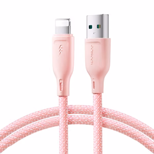 Joyroom S-A34 кабель Lightning (3A) 1м - розовый