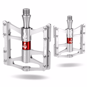 Rockbros JT410 4.10 dviračio pedalai su 4 guoliais – sidabriniai