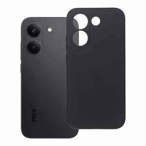 Juodas silikoninis dėklas Poco X8 Pro 5G