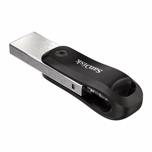 SanDisk 00183588 USB atmintinė 128 GB USB Type-A / Lightning 3.2 Gen 1 juoda, sidabrinė