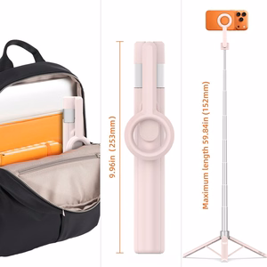 Tech-Protect L10S Bluetooth asmenukių lazda, rožinė ir pilka