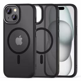 Tech-Protect MagMat 2 Magnetinis dėklas telefonui iPhone 15 - matinis juodas