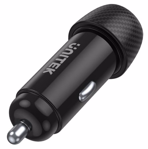 Unitek P1400A automobilio įkroviklis 38W USB-A USB-C QC 3.0