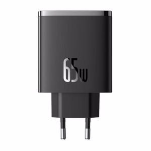 Sieninis įkroviklis "Baseus OS-Cube Pro" 2xUSB-C + USB, 65W (juodas)