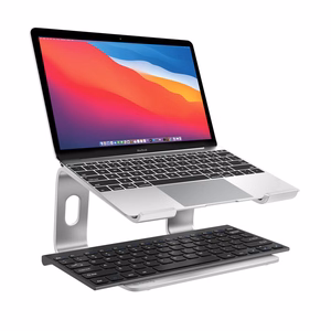 Crong AluBench aliumininis nešiojamojo kompiuterio stovas, sidabro spalvos