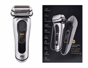 Braun Series 9 Pro 9577cc – tinklelinė barzdaskutė, sidabro spalvos