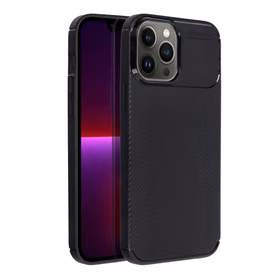 Dėklas telefonui CARBON PREMIUM IPHONE 13 Pro juodas