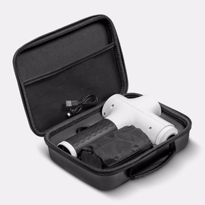 TEESA RELAX GUN MG60 masažinis pistoletas, 8 antgaliai, baltas