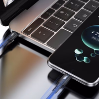 Dudao L3CC USB-C - USB-C 60W 1.2m pintas kabelis - juodas