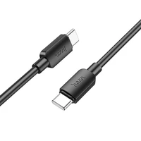 Kabelis USB C į USB C Hoco 3A 60W 1 m X96 juodas