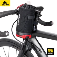 WILDMAN Dviračio krepšys R1 vandeniui atsparus 1L bottle juodas-raudonas