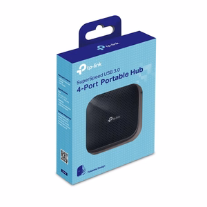 TP-Link UH400 USB 3.2 Gen 1 (3.1 Gen 1) Type-A 5000 Mbit/s juodas