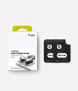 Ringke Camera Frame Protector kamerų rėmelio apsauga, 2 vnt. komplektas, Nothing Phone 4A Pro, juoda