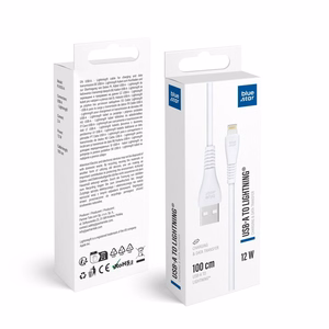 Laidas USB A į Lightning Blue Star 2A 12W 1 m PJ-DG5-A baltas