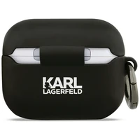 Karl Lagerfeld Silicone Karl Head 3D Case for AirPods Pro 3 - Black