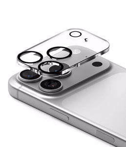 Ringke Camera Full Cover apsauginis grūdintas stiklas kamerai, 2 vnt. komplektas, skirtas iPhone 18 Pro, juodas