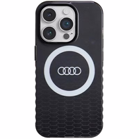 Audi IML Big Logo Magnetinis dėklas iPhone 14 Pro - juodas