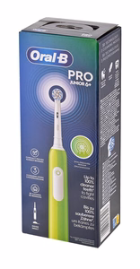 Oral-B Junior – elektrinis dantų šepetėlis, vaikams, žalias (8006540743027)
