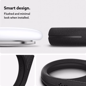 Spigen Vault dėklas Apple AirTag įrenginiui – matinė juoda