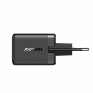 Joyroom JR-TG8 GaN 45W USB-C + USB-A sieninis įkroviklis – spalva: juoda