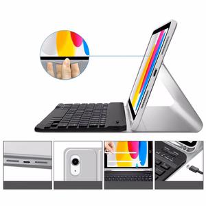 Tech-Protect SC Pen + klaviatūros dėklas iPad 10.9" 2022 (10-oji gen.) / 11" 2025 (11-oji gen.) - pilkas