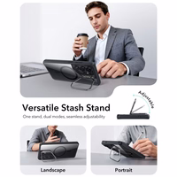 ESR Classic Hybrid Kickstand MagSafe dėklas, skirtas "Samsung Galaxy S26 Ultra" - skaidrus, juodas