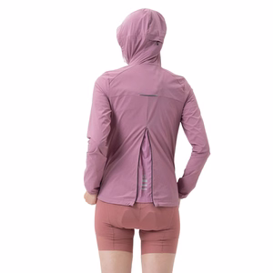 Rockbros YPW079 TVI Women's Cycling Jacket with Hood Size M - Pink