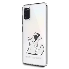 Karl Lagerfeld Choupette Fun dėklas Samsung A41 - skaidrus